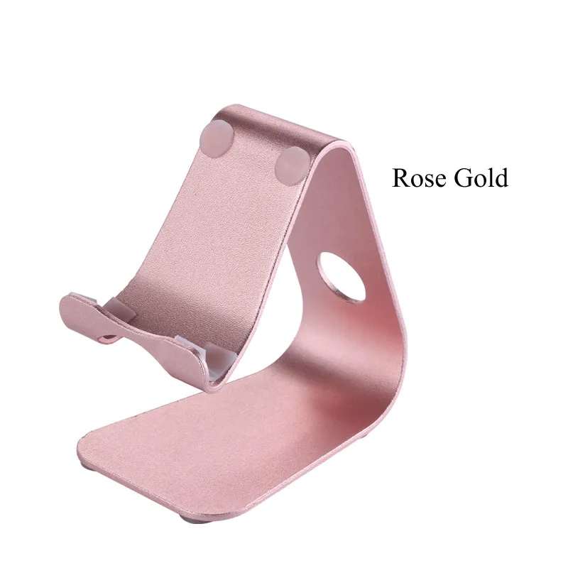 Rose Gold Univerola подставка-держатель для мобильного телефона Алюминиевый сплав металлическая подставка для планшета универсальный держатель телефона для iPhone X/8/7/6/5 плюс samsung телефоны - Цвет: Rose Gold