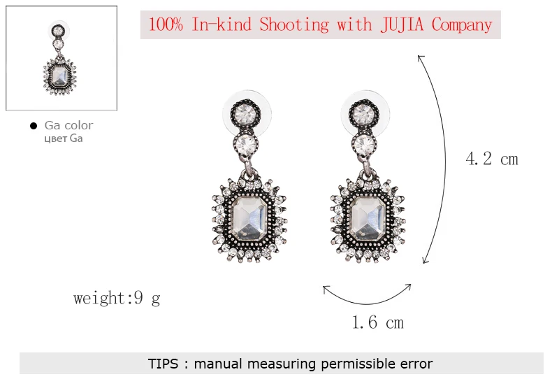 2019 New Party Earrings Crystal Dangle Earring For Fashion for Women Wholesale | Украшения и аксессуары