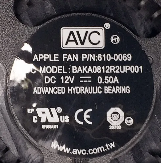 Новинка для Apple MACBOOK и Mac Mini A1347 EMC 2442 Mid 2011 MC270 MC438 MC815 MC816 610-0069 BAKA0812R2UP001 cpu охлаждающий вентилятор cooler