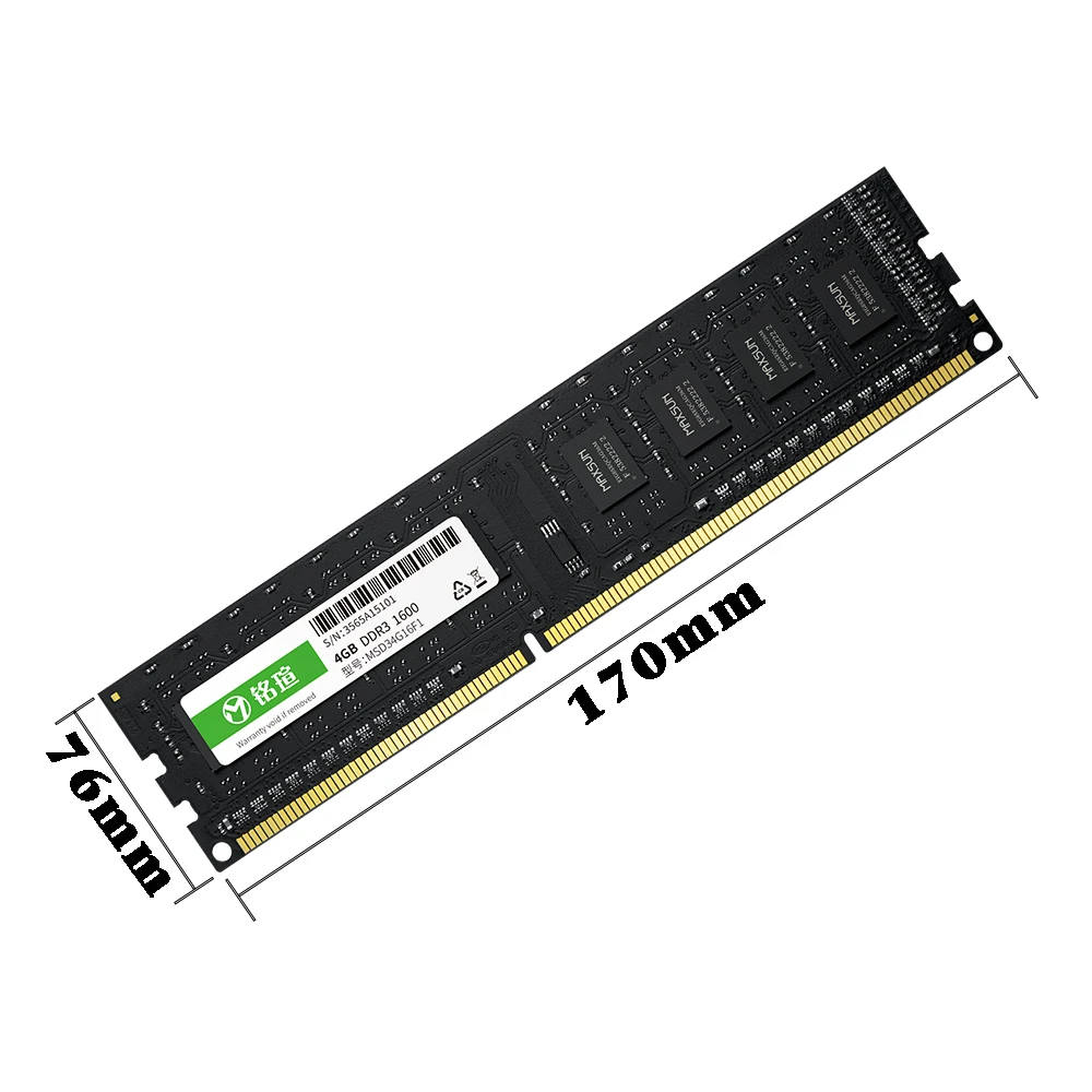 Оперативная память MAXSUN ddr3 4 Гб 1600 МГц 11 29 пожизненная гарантия 240 контактный
