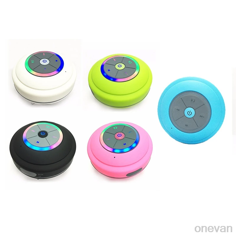 Speaker caixa de som altavoz Waterproof Wireless Bluetooth speaker Bathroom Mini Fashion Musical Instruments With Suction cup |