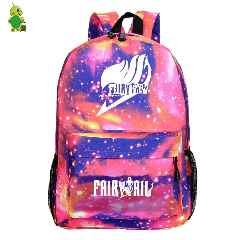 8 Mochila рюкзак "Хвост Феи" Аниме повседневные дорожные сумки через плечо школьные сумки для подростков женщин мужчин рюкзак для ноутбука детские сумки для книг - Цвет: 8