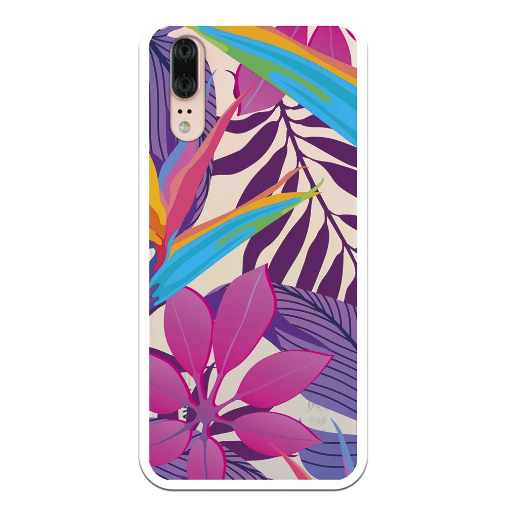 Чехол-подставка костюм рисунок листья WP017 для huawei P20 | Мобильные телефоны и