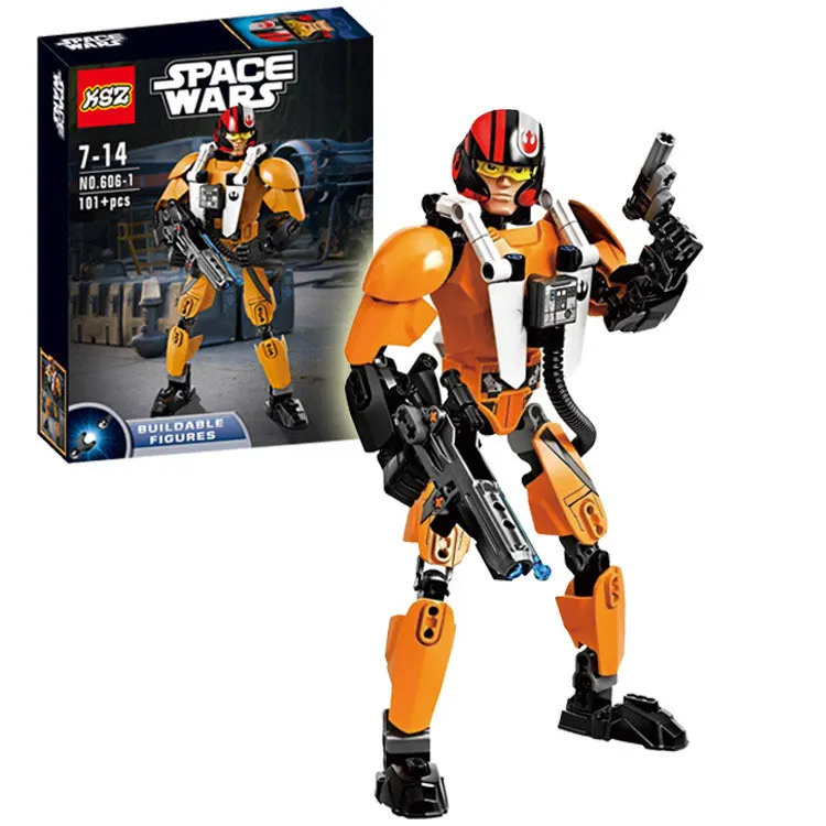 Ksz Звездные войны игрушки конструктор POE dameron 75115 строительные блоки Совместимые