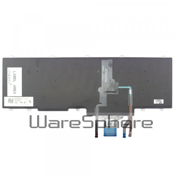 Новая Оригинальная клавиатура с французской подсветкой для Dell Latitude E5550 E5570 5580 WCKVN 0