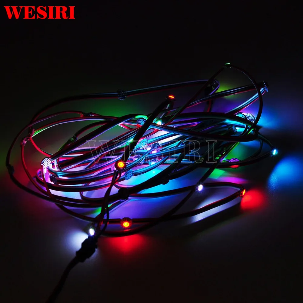 50 шт. WS2812B SK6812 модуль чипа предварительно припаянный радиатор адресуемые