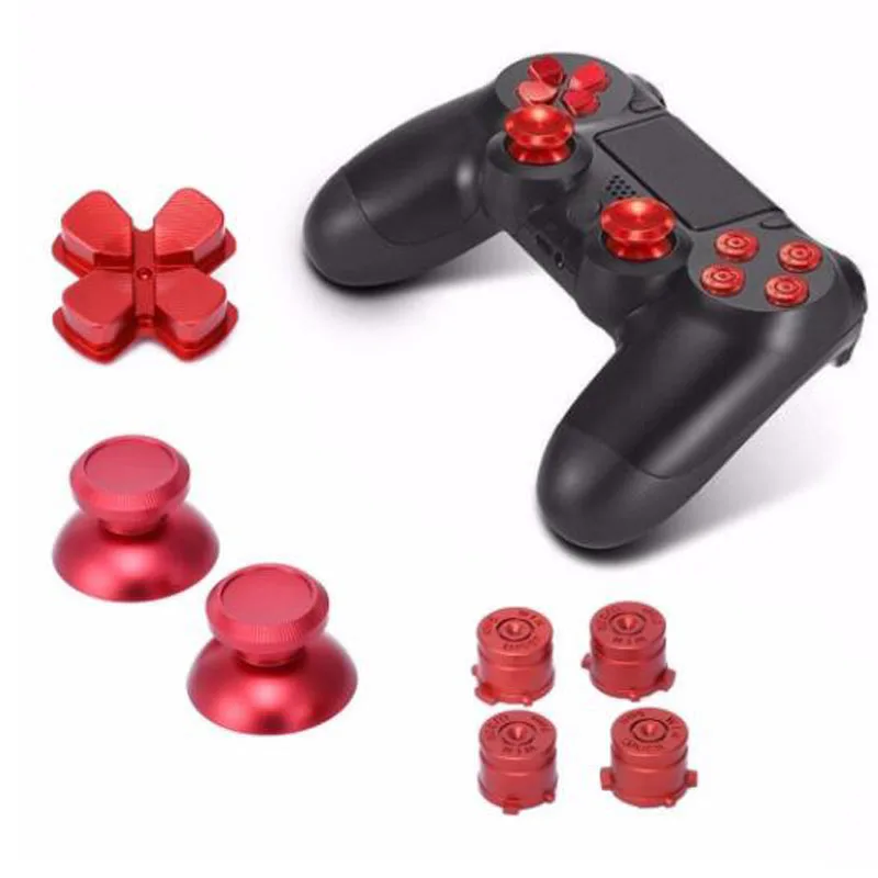 Металлический аналоговый джойстик колпачки для кнопок Dpad Action D Pad контроллера