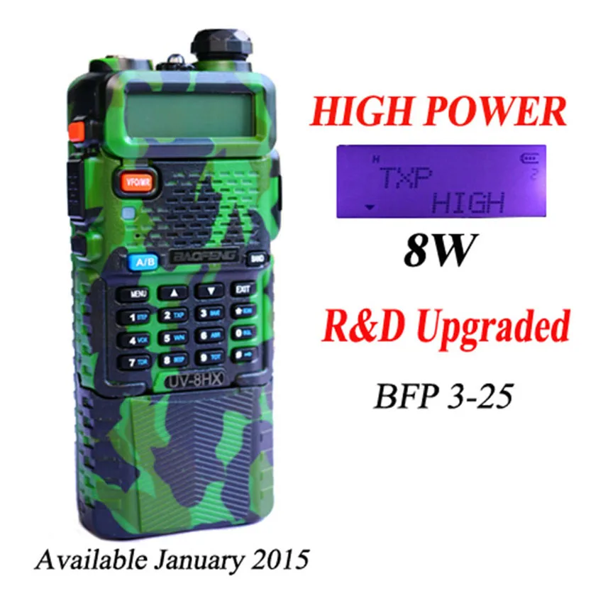 Портативная рация Baofeng UV 5R портативная с поддержкой наушников Amador Vhf Uhf два