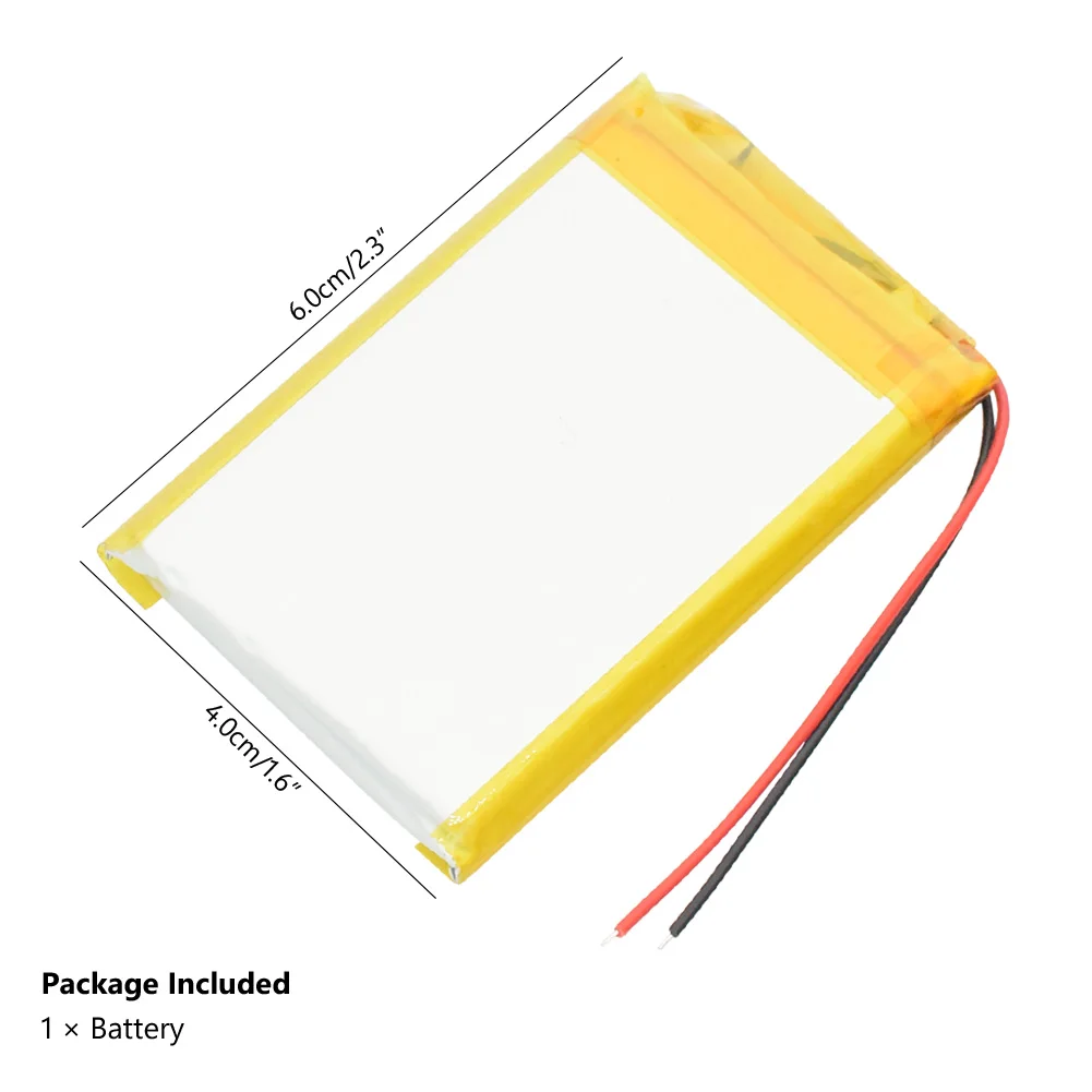 Полимерная аккумуляторная батарея 604060 3 7 v 1500mAh литий ионная полимерная литиевая