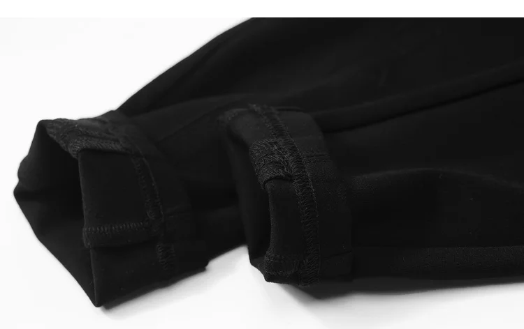 ELFSACK осень новые женские штаны повседневные уличные трикотажные средние однотонные женские длинные брюки обтягивающие корейский стиль женские брюки