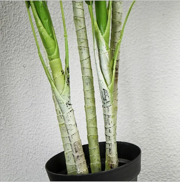 Artificial Tree Plastic Palm Leaves Green Plants Home Garden Decoration Large Fake Wedding Party Decor | Дом и сад