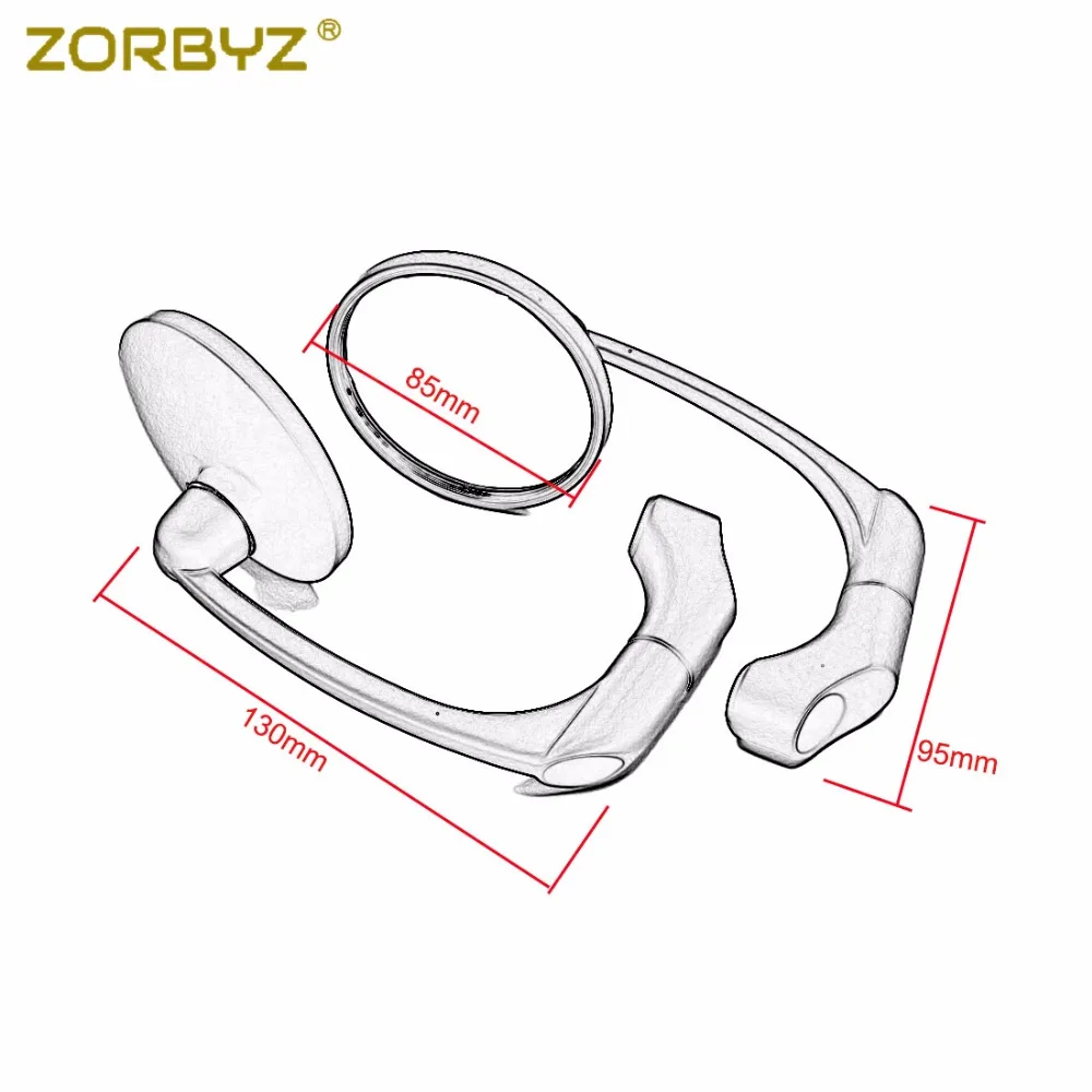 ZORBYZ 1 шт. мотоциклетные ретро круглые боковые зеркала заднего вида для GN125 кафе