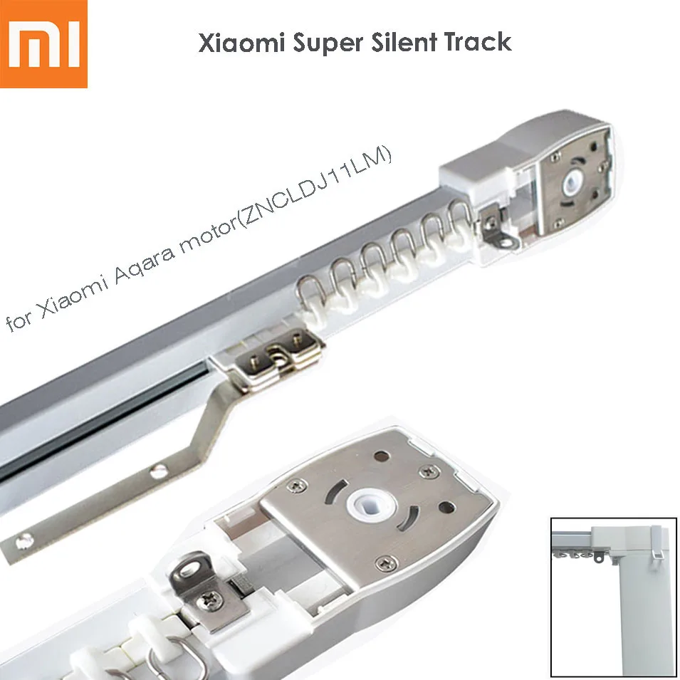 Xiaomi Super Silent Electric Curtain Track for Xiaomi Aqara Motor ZNCLDJ11LM, Xiaomi Automatic Curtain Rail System,MI HOME APP
