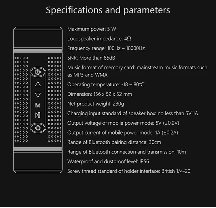 Jakcom Os2 открытый Bluetooth динамик водонепроницаемый 5200 мАч Внешний аккумулятор велосипедный портативный сабвуфер бас динамик с светодиодный светильник