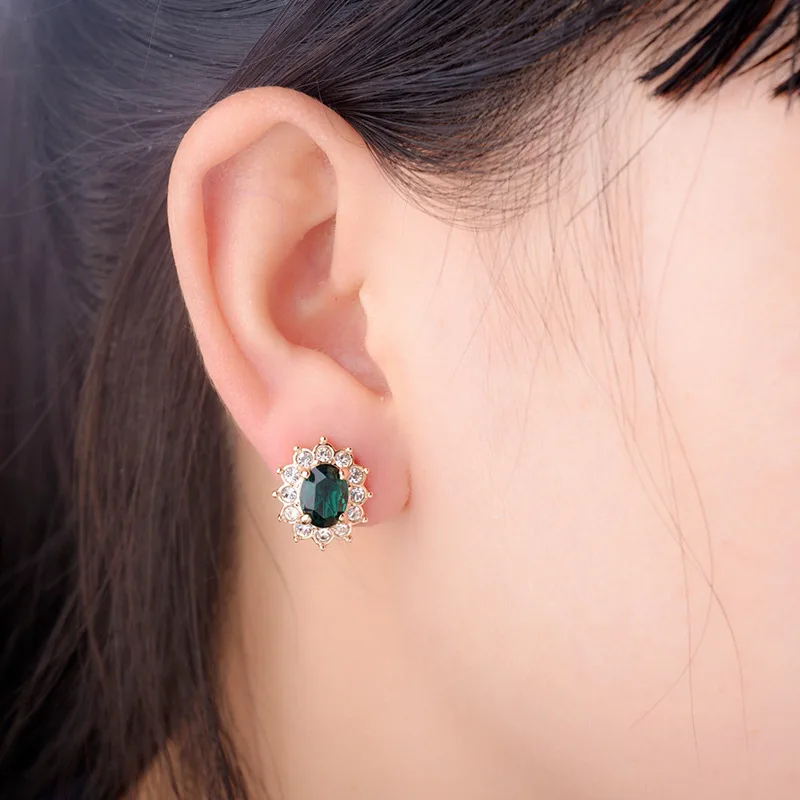 Новинка 2020 серьги 4 цветов от Swarovski оптовая продажа роскошные хрустальные клипсы