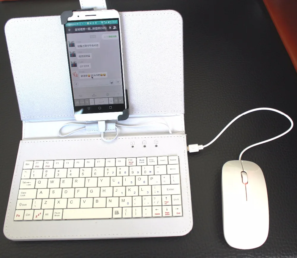 Чехол с откидной крышкой аксессуары для смартфонов проводная клавиатура чехол