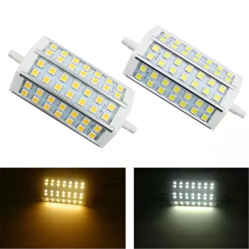 10x R7S Светодиодная лампа 5050 smd 78 мм/118 мм/138 мм/189 мм/12 Вт 20 25 30 лампочка прожектор в