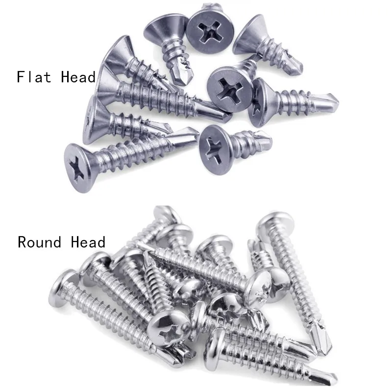 Крест из нержавеющей стали встраиваемые потайной головкой самосверлящие