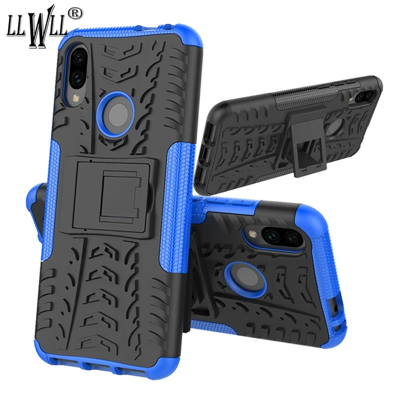 Hybrid Armor Case For Xiaomi Redmi 7 Silicon Rugged Xiomi Go Note Pro Cover |