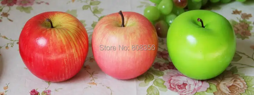 20 шт 8 см/3 15 &quotИскусственное Яблоко фрукты имитация овощей Модель Apple реквизит