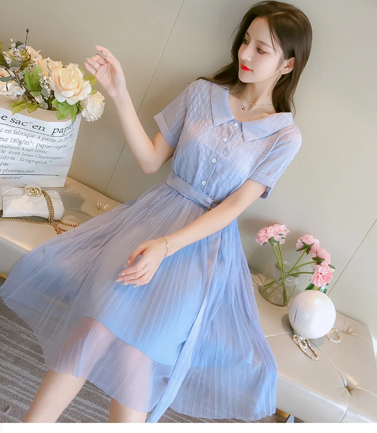 Летнее винтажное платье большого размера Облегающая рубашка Boho элегантные женские синие сетчатые Платья вечерние Клубные миди сарафан, Пляжное Платье