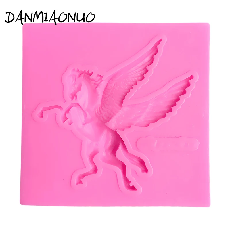 Силиконовые формы для глиняного мыла Fly Horse выпечки DIY помадки инструменты