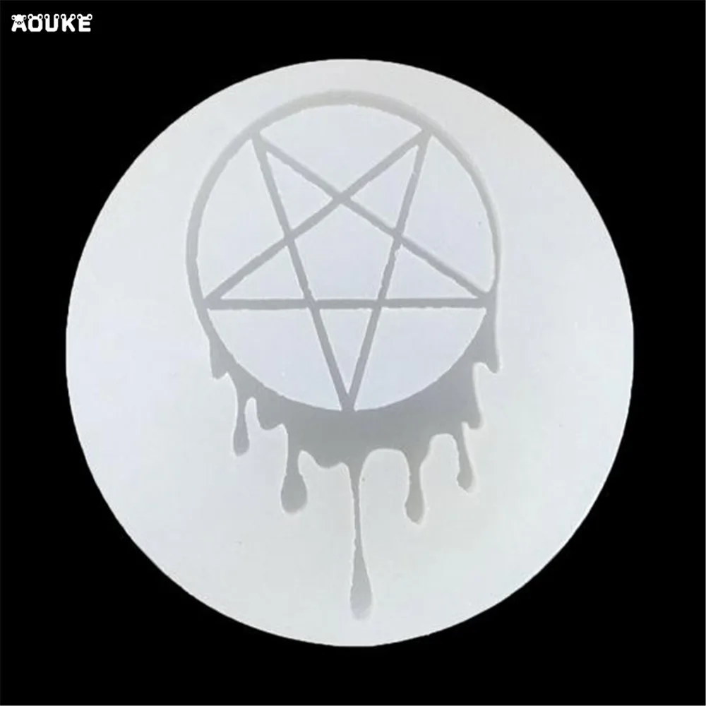 Эпоксидный Кристалл ювелирные изделия Плесень Троян Луна Звезда Сейлор Мун вода