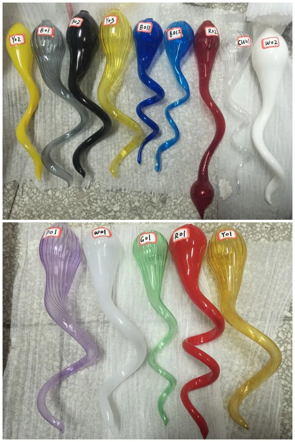 Высококачественная декоративная люстра ручной работы из дутого стекла в