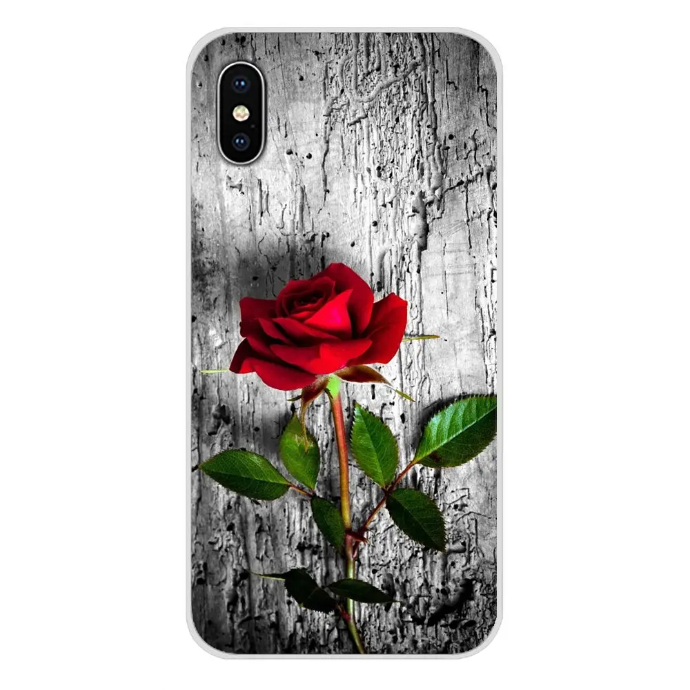 Силиконовые чехлы-накладки ко Дню Святого Валентина цветочный узор для Xiaomi Redmi