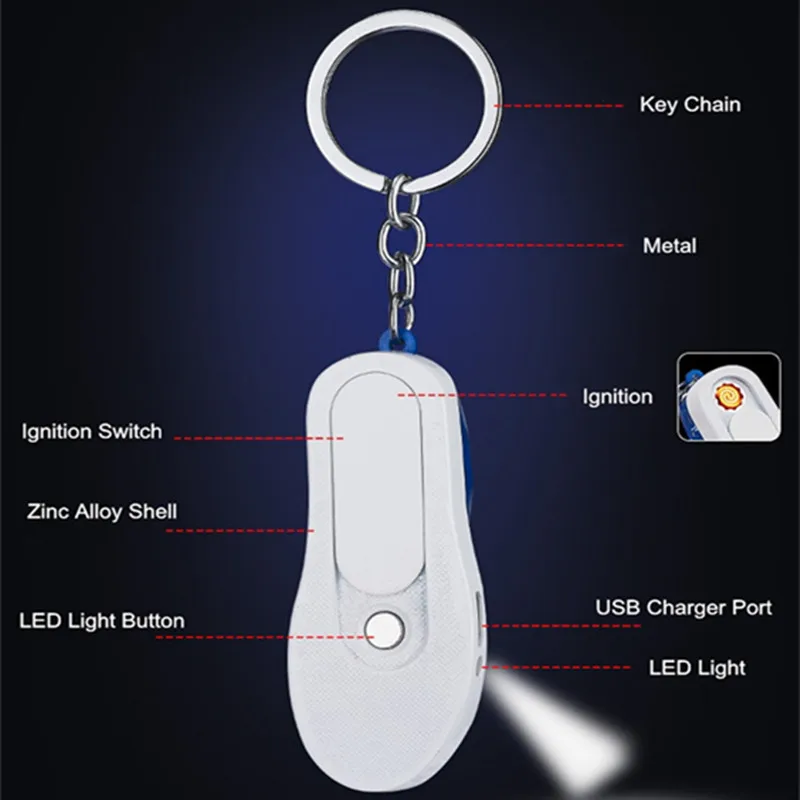 Милые мини плимсоолы USB Авто прикуриватели со светодиодный подсветкой брелок