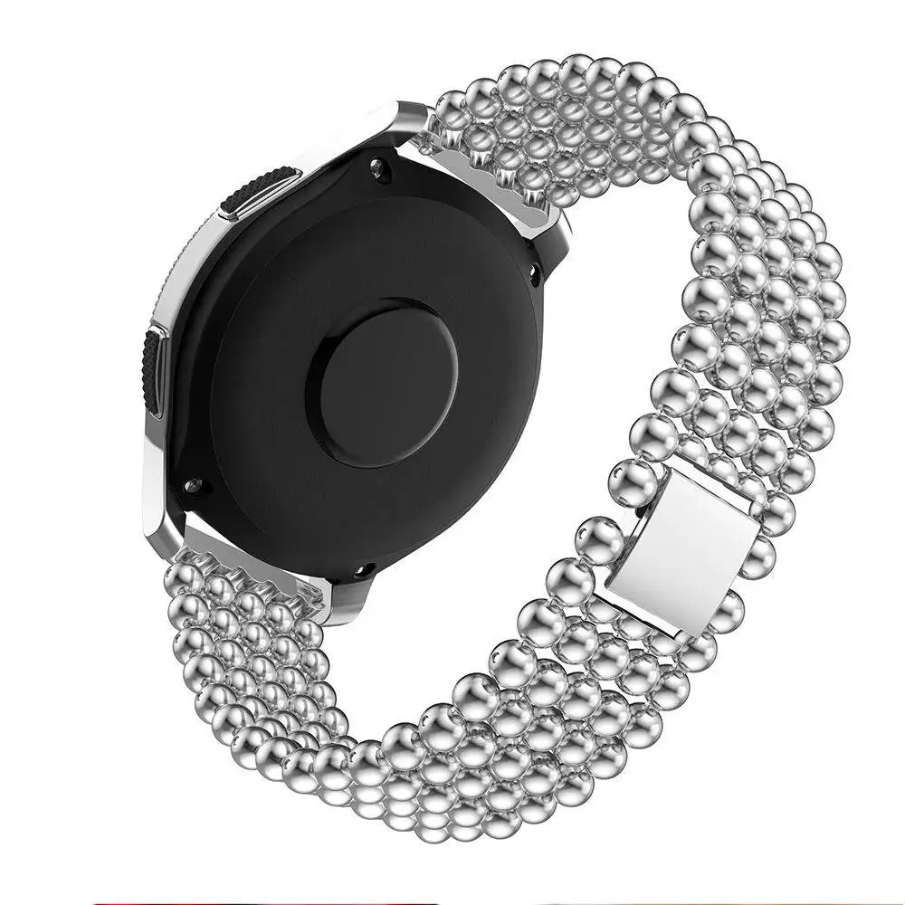 22 ремешок для часов, мм сплав Сталь для samsung Galaxy Watch 46 мм металлический ремешок для наручных часов samsung Шестерни S3 классические часы пограничника для мужчин бусины