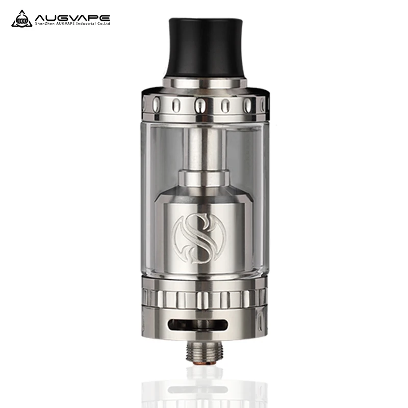 Augvape Мерлин емкость RTA атомайзера 23mm 4 мл один Головка Катушки двойной поток