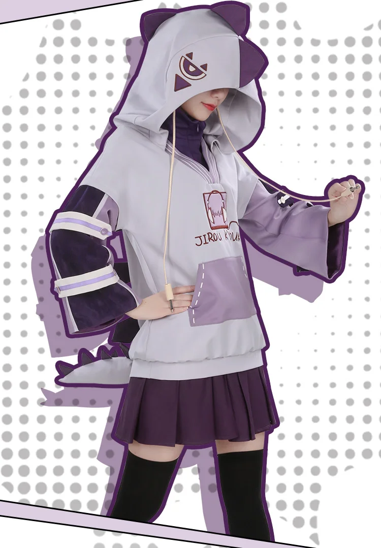 Аниме! Boku no Hero academic Jirou Kyouka Dinosaur Seris красивая форма карнавальный костюм модный