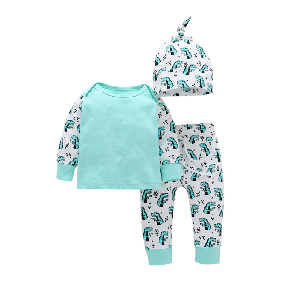 COSPOT для маленьких мальчиков и девочек комплект весенней одежды шляпа + футболка