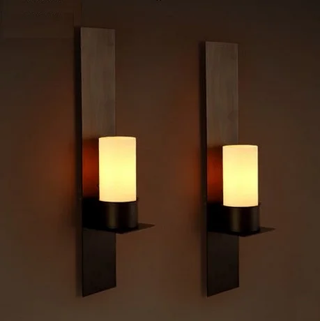 Винтажный светодиодный настенный светильник в стиле ретро Лофт бра из железа и