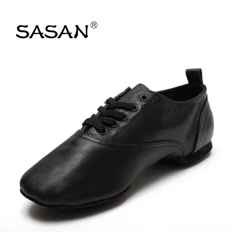 Latin Dance Shoes Genuine Leather Teachers Man Boy Belly Sho
