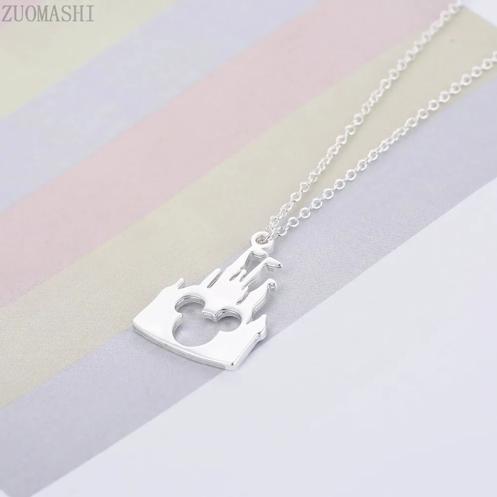 Ожерелье с головой Мики Маленькая подвеска замок Золушки подарок для отпуска