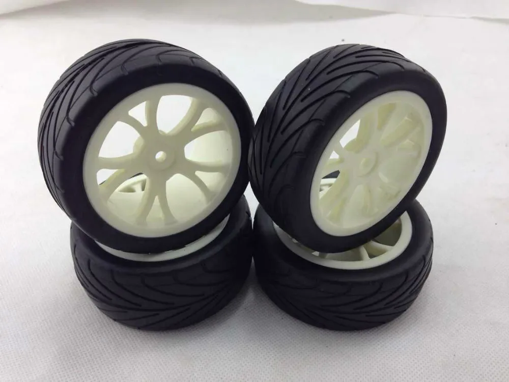 1/10 SCALE NITRO/ELECTRIC BUGGY WHEELS+TIRES(4) HEX 12MM HSP REDCAT FS LOSI KYOSHO HPI WR8 Flux Ken Block | Игрушки и хобби