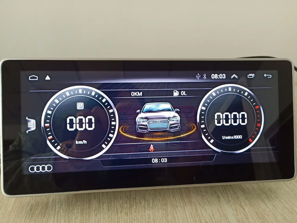 COIKA Android 9,0 автомобильная Система головное устройство для Audi A4 A5 2009- gps NAVI Carplay wifi Google BT AUX ips сенсорный экран 2+ 32 Гб ram