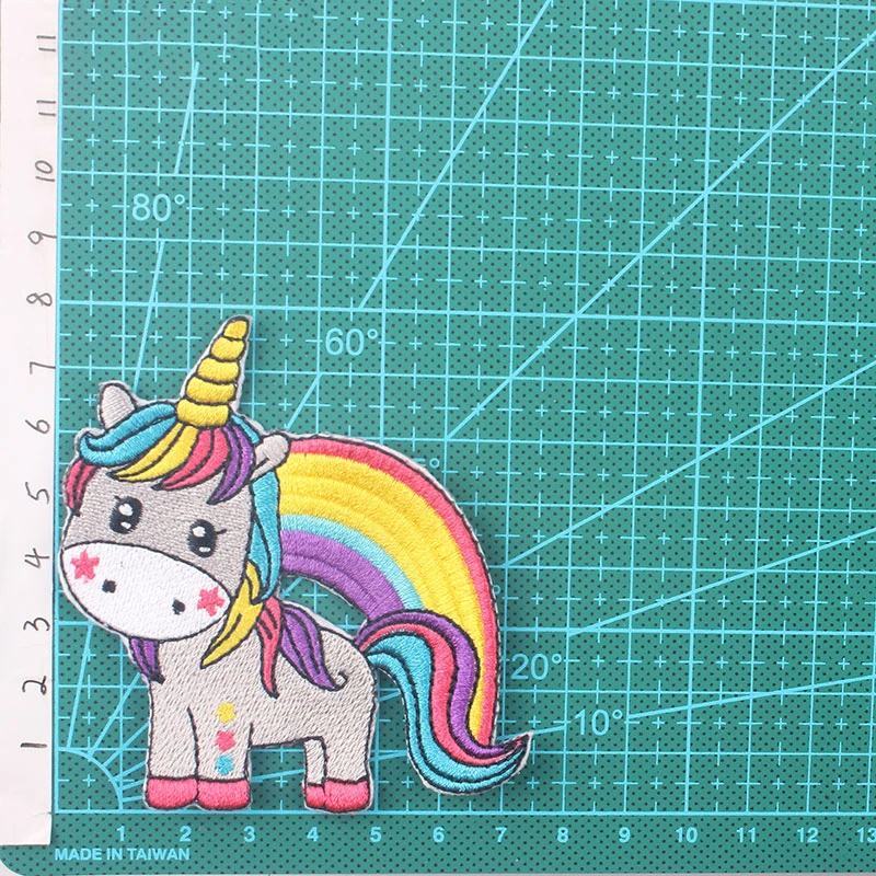 Термоаппликация для одежды в виде хиппи единорога волшебные аксессуары Единорог