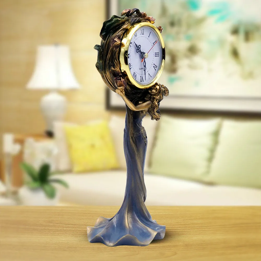 1 шт. часы в европейском стиле для гостиной прикроватные ретро с орнаментом