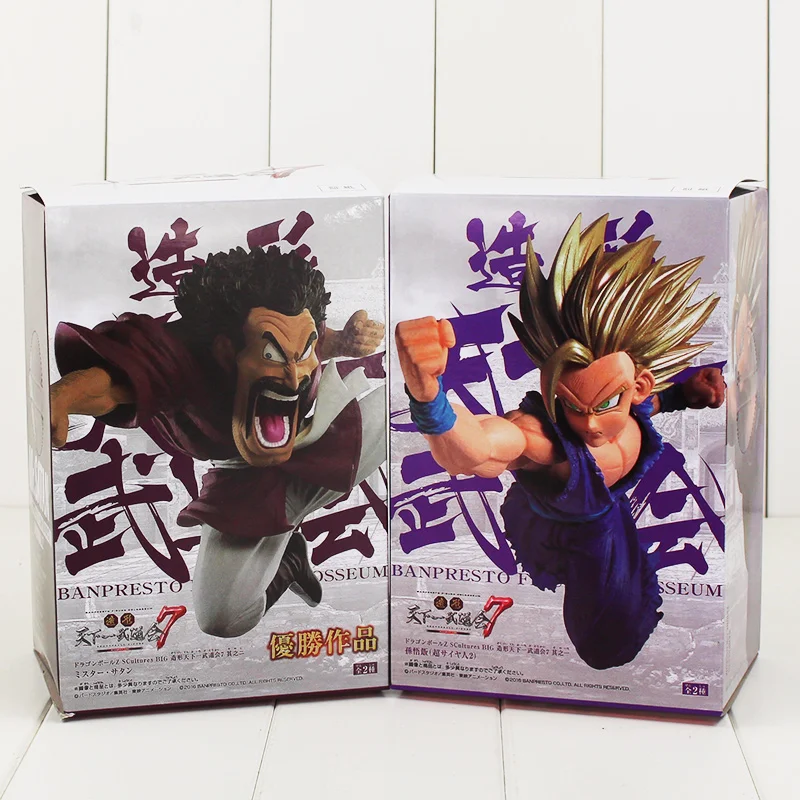 Dragon Ball Z Son Gohan Hercule сатана фигурка игрушка скульптура большой Гохан г-н сатана Аниме Драконий жемчуг зет модель куклы