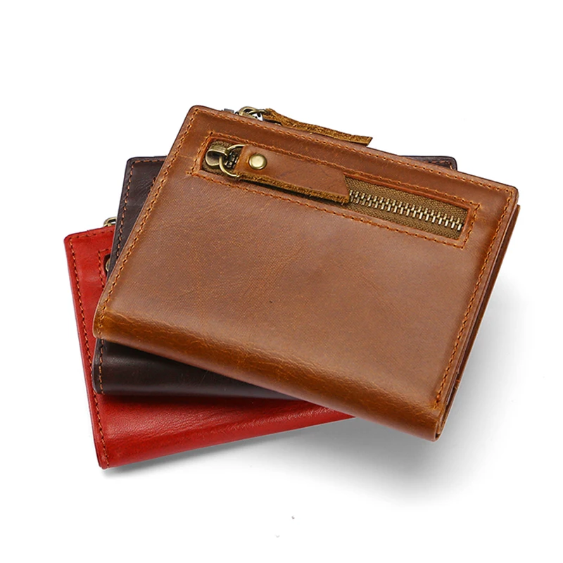 GFLV брендовый модный мужской кошелек из натуральной кожи винтажный маленький