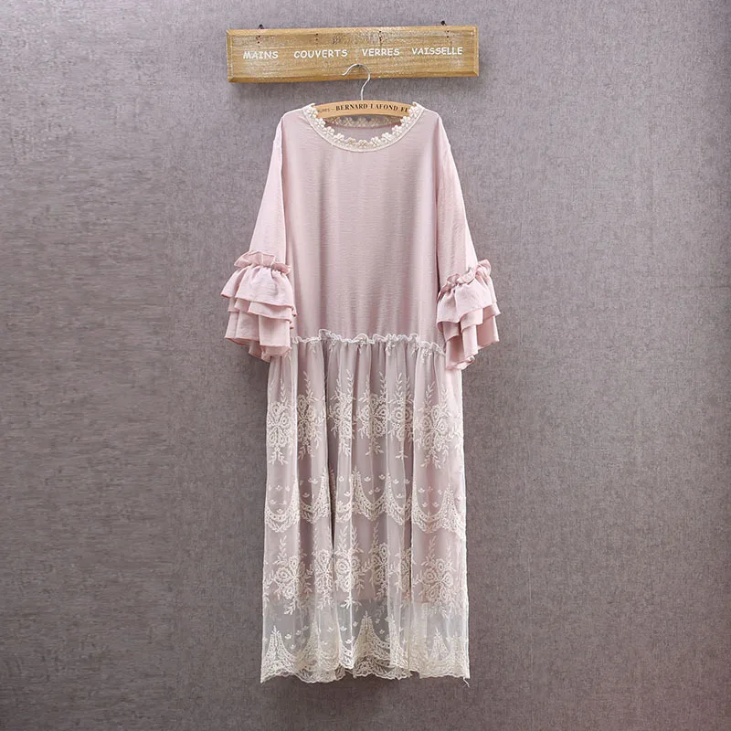 Японское кимоно в стиле хиппи бохо винтажное милое женское вязаное крючком