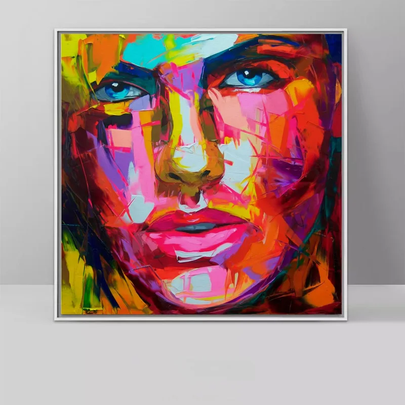 Nielly Francoise художественная работа украшение на стену картина маслом портрет лицо