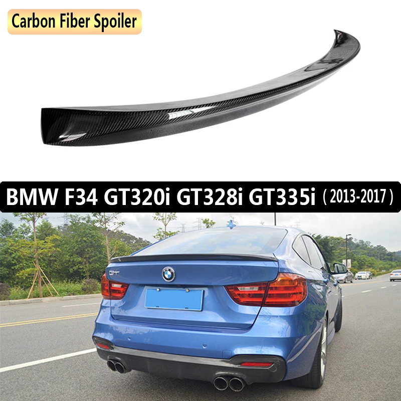 Для BMW F34 GT320i GT328i GT335i 2013 2019 спойлер заднего крыла спойлеры для багажника крыльев из