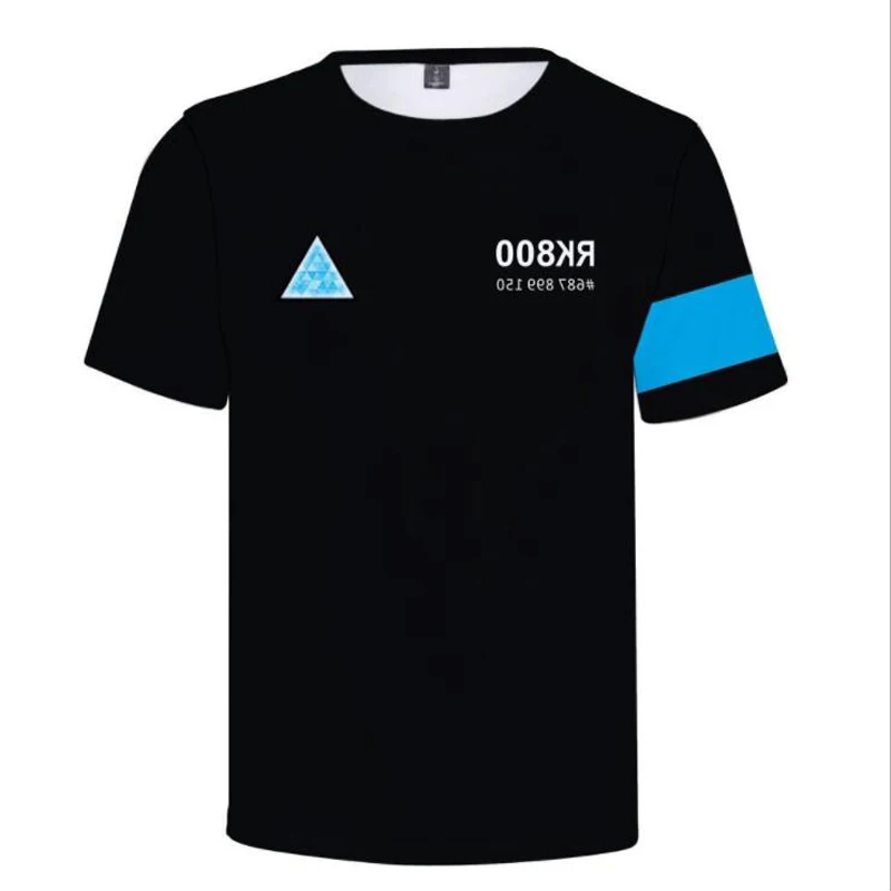 Модная брендовая одежда в стиле хип хоп для мужчин и женщин футболка Детройта с 3D