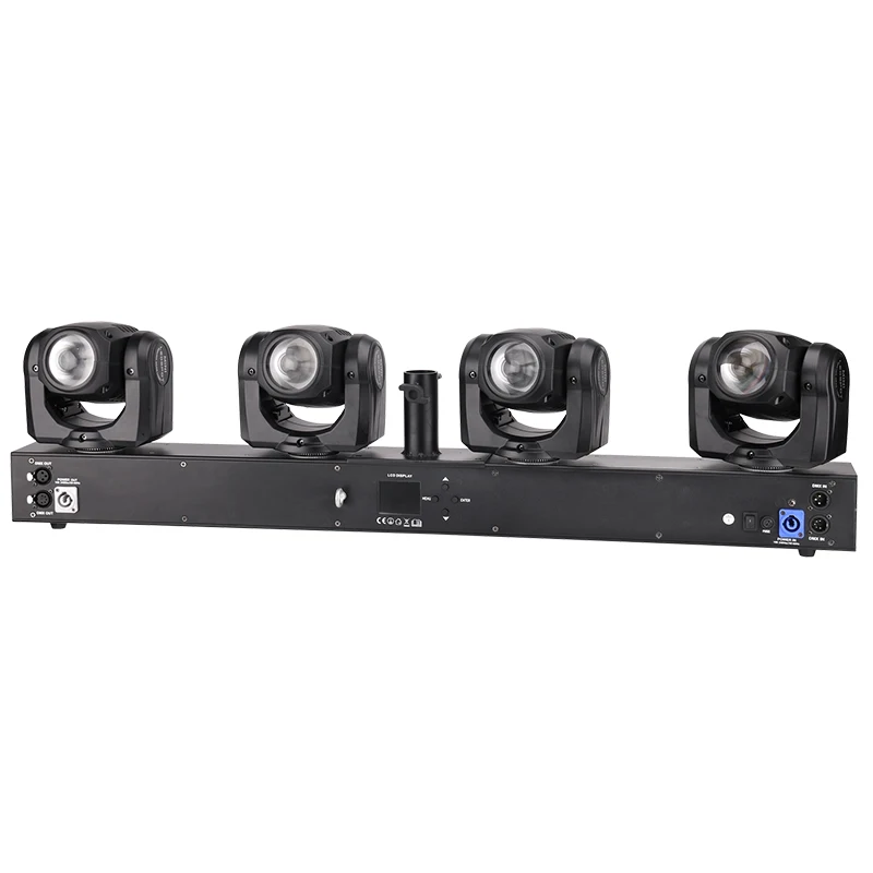 IMRELAX 4 головки Moving головной светильник индивидуальных Управление 4x32W RGBW 4in1 СИД DMX