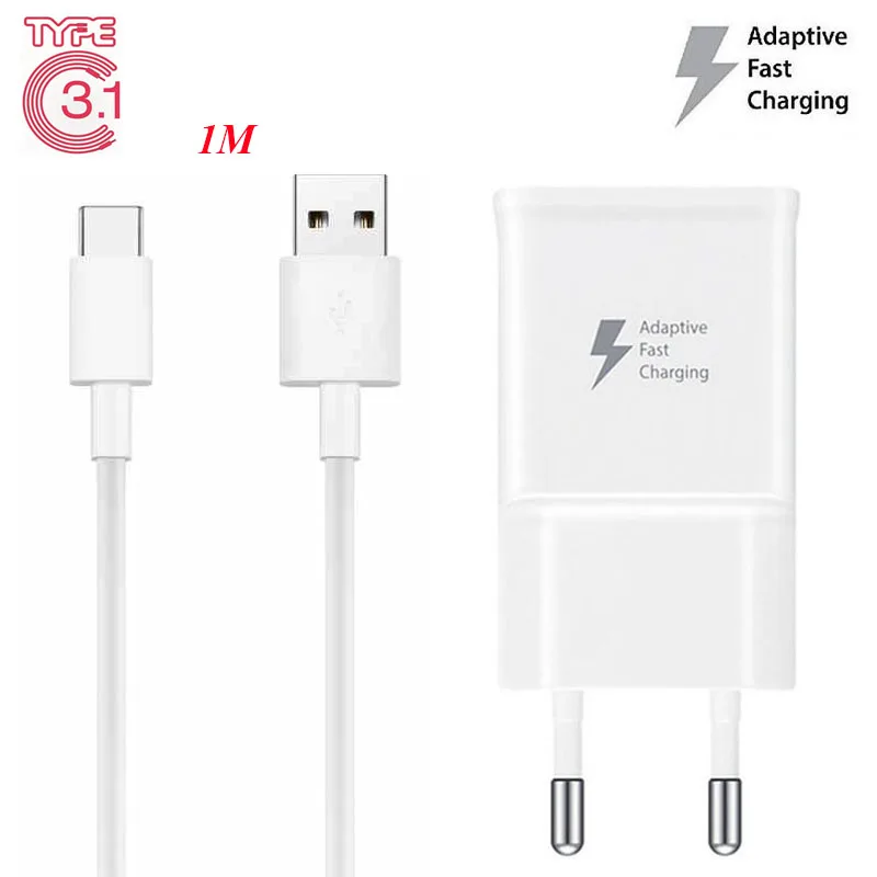 5 V/2A USB Type C EU быстрое зарядное устройство адаптер зарядный кабель для Samsung Galaxy S8/Plus