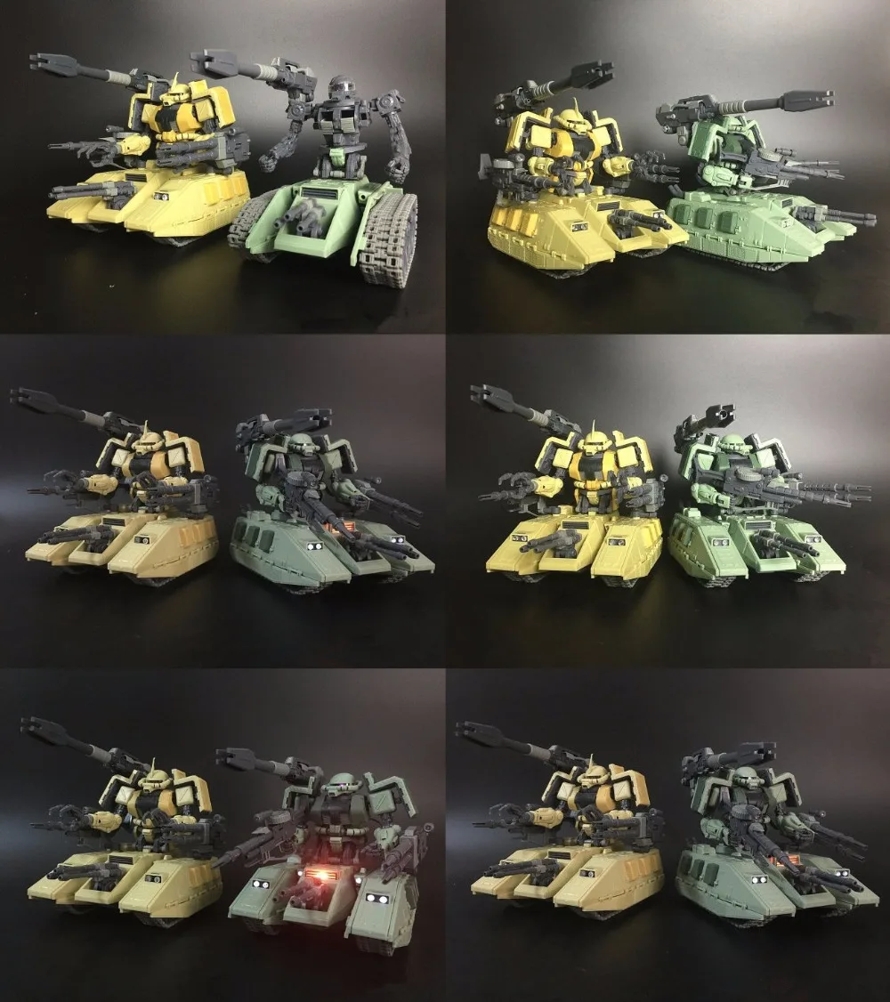 MK Motor King MG 1/100 MS 06V ZAKU TANK Gundam со светодиодной зеленой или Желтой подсветкой|gundam 1/100|mg